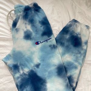 Champion Big Sky Tie-Dye Blue Sweatpants